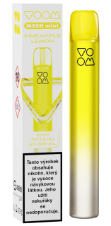 Elektronická cigareta - Voom Mesh Mini 1000 Pineapple lemon 20mg